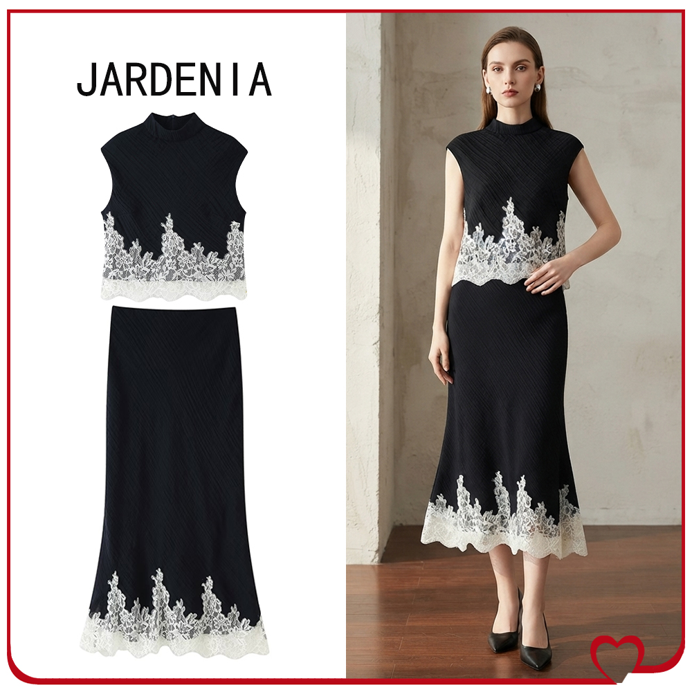 Elastic Lace Trim - Set 2 Potong dengan Renda Bergaya