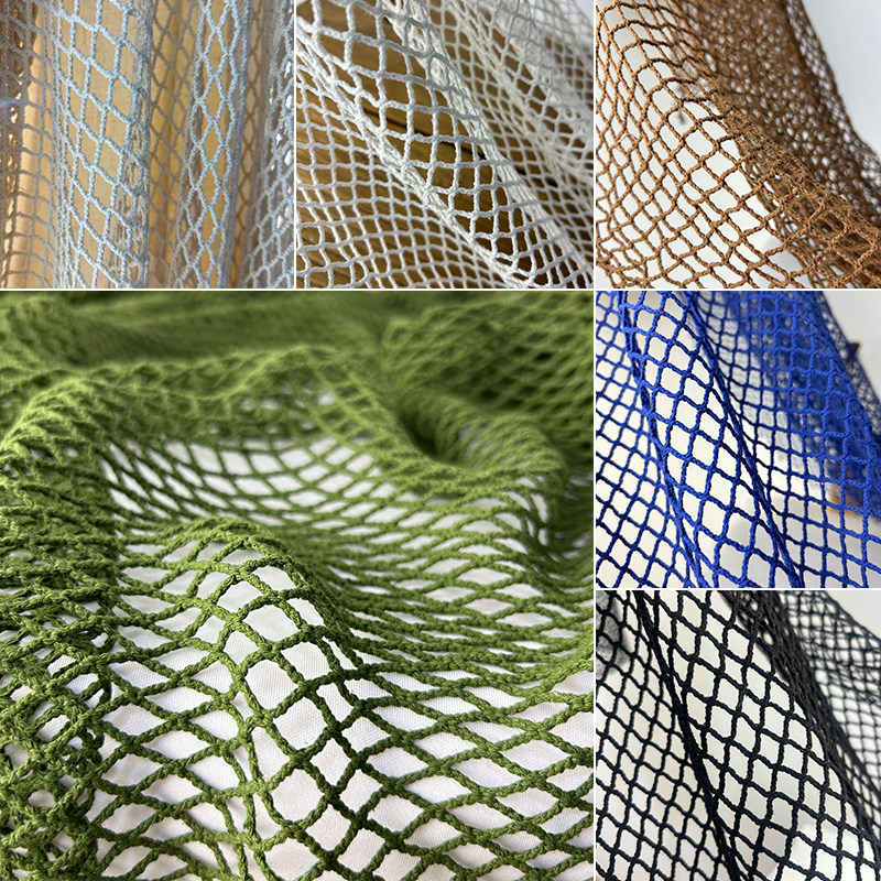Crystal Mesh Fabric - Kain Jaring Ikan Katun Linen, Jaring