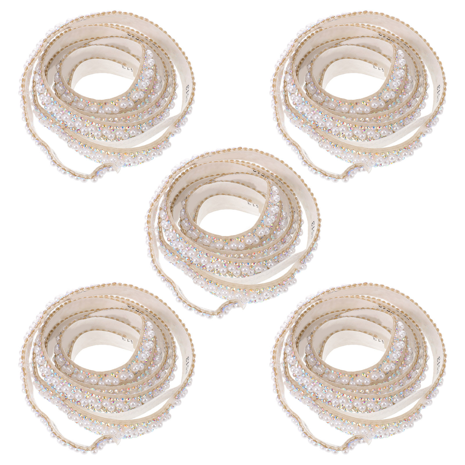 5 Gulung Pita Hias Berhias Rhi - Embellishment Glue Craft ulasan dan harga