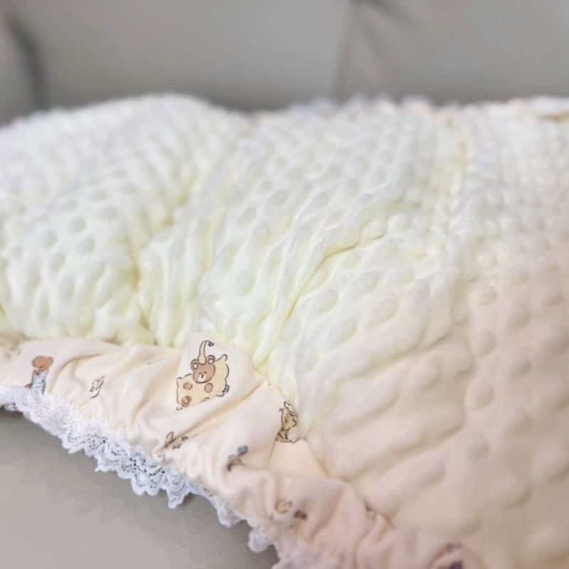 Popok Kain Motif Kartun Katun  - Embellish Knit ulasan dan harga