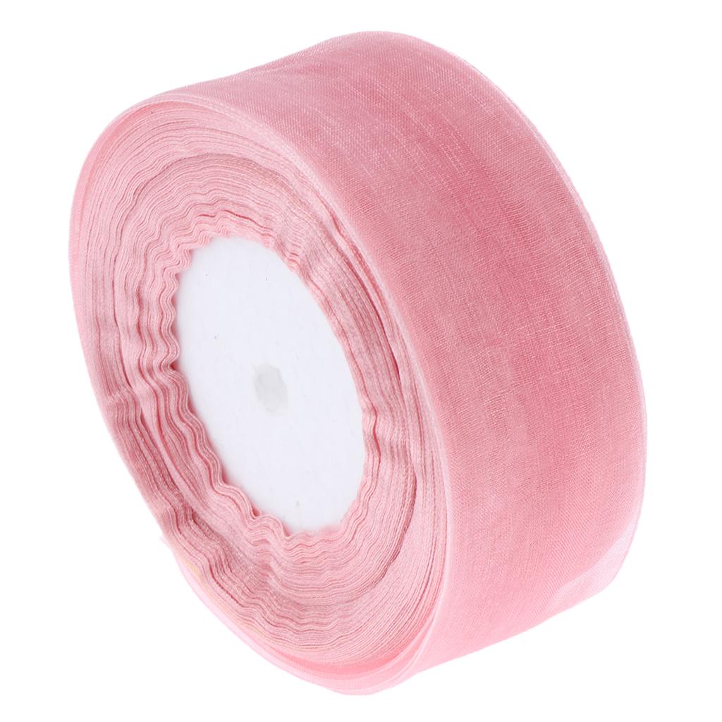 2x Gulungan Pita Warna-warni u - Organza Ribbon Spool ulasan dan harga