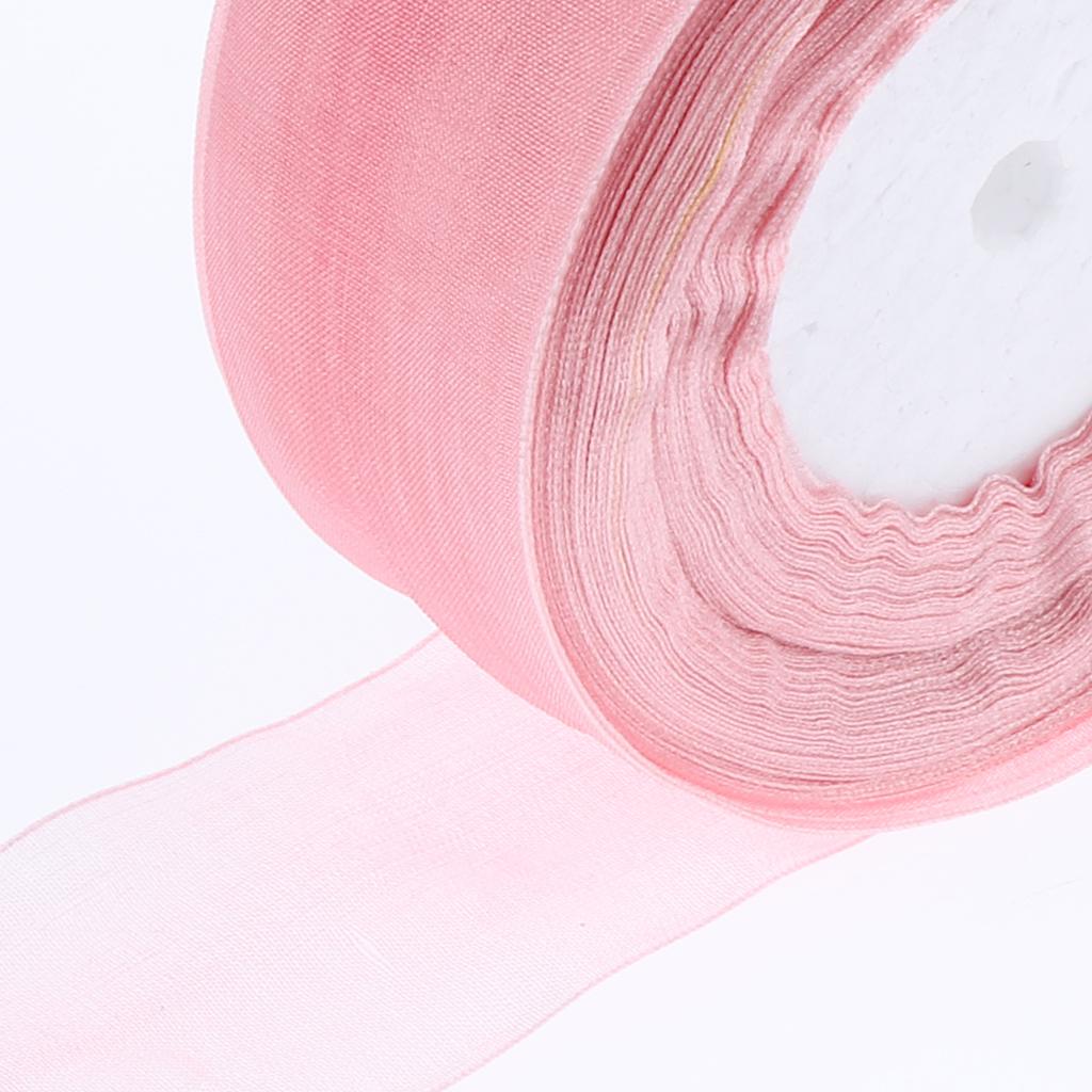 2x Gulungan Pita Warna-warni u - Organza Ribbon Spool ulasan dan harga
