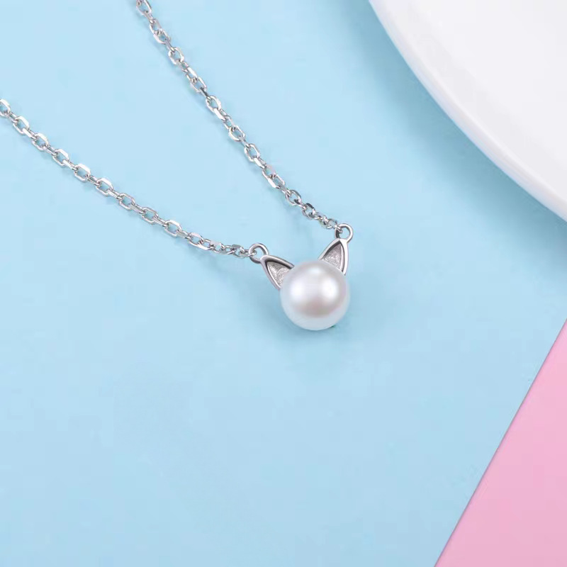Perhiasan Perak Sterling 925 F - Pearl Trim Chain ulasan dan harga