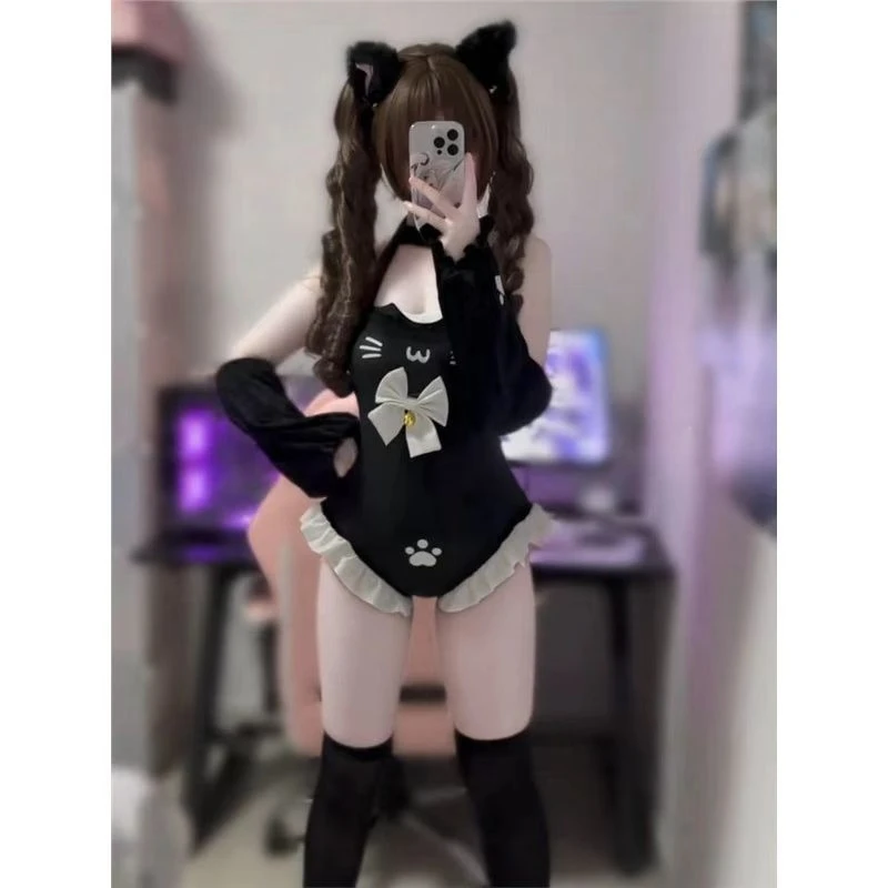 Baju Terusan Kawaii Kucing Jep - Embellish Knit ulasan dan harga