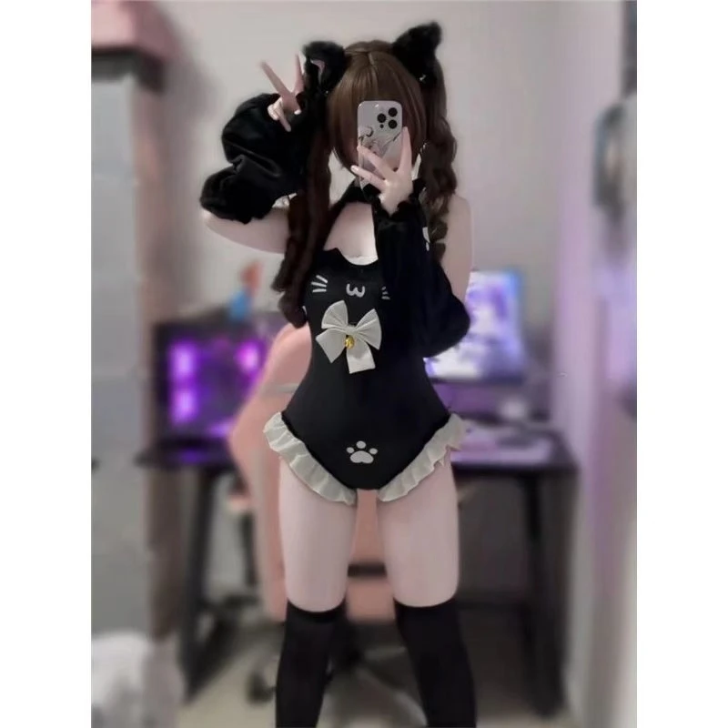 Baju Terusan Kawaii Kucing Jep - Embellish Knit ulasan dan harga