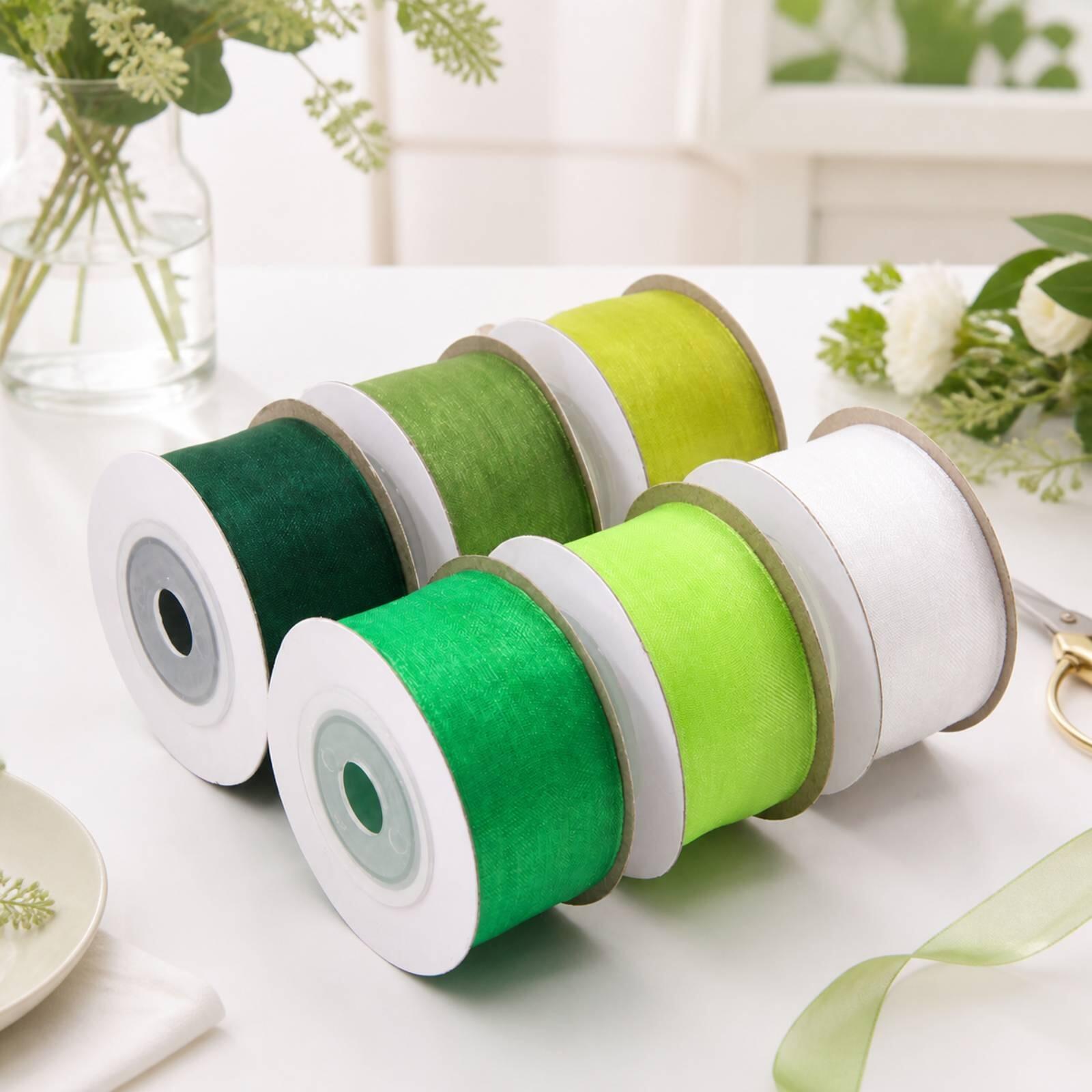 Gulungan Pita Nilon Transparan - Organza Ribbon Spool ulasan dan harga