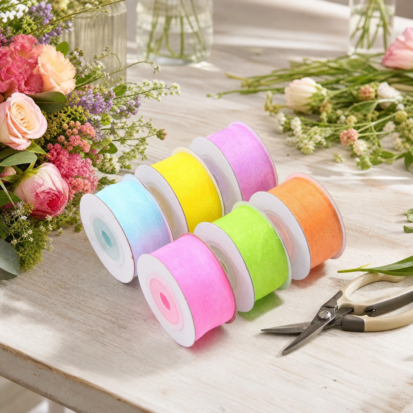 Gulungan Pita Nilon Transparan - Organza Ribbon Spool ulasan dan harga